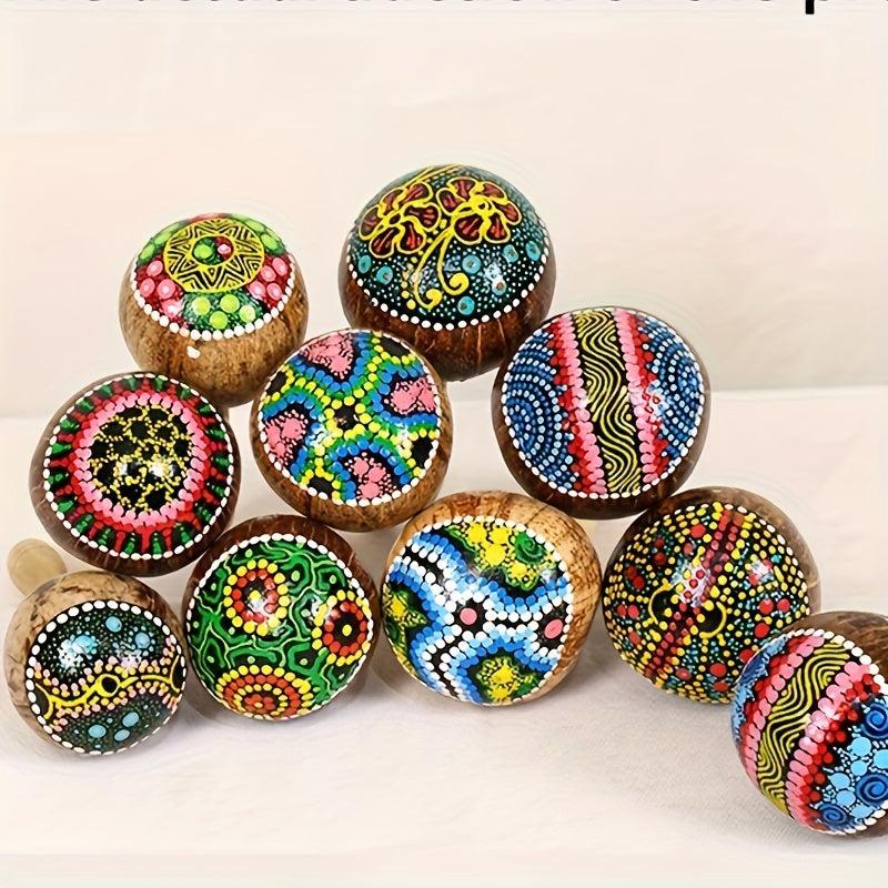 Professional Sand Ball Orff Percussion Instrument Coconut Shell Sand Hammer