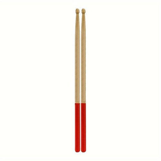 1Pair Drum Sticks Non Slip 5A Maple Wood Tip Drumsticks 6 Colors