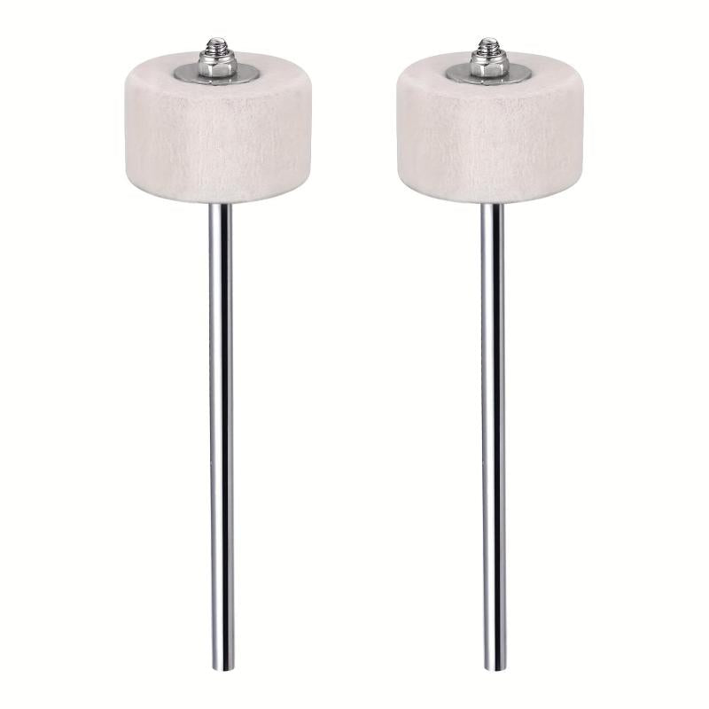 2pcs Felt Bass Drum Beater for Enhanced Performance and Durability
