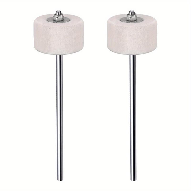 2pcs Felt Bass Drum Beater for Enhanced Performance and Durability