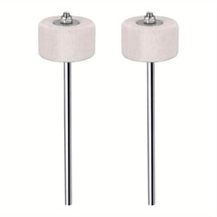 2pcs Felt Bass Drum Beater for Enhanced Performance and Durability
