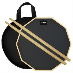 Panda 12 inch Double Sided Silent Drum Practice Pad Set