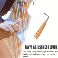 Lyre Harp Tuning Wrench Hammer L Shape Tool