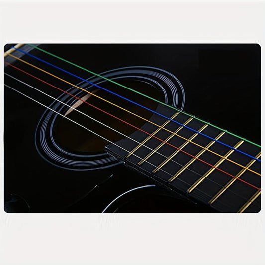 6pcs Rainbow Strings for Acoustic Guitar Sound and Style Upgrade