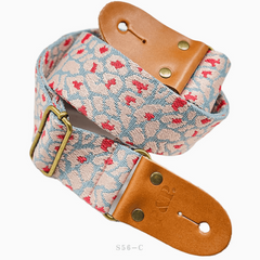 PU Leather Strap Checker For Acoustic Guitar