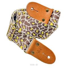 PU Leather Strap Checker For Acoustic Guitar