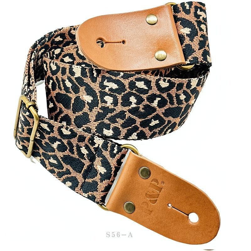 PU Leather Strap Checker For Acoustic Guitar