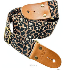 PU Leather Strap Checker For Acoustic Guitar