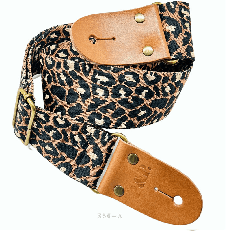 PU Leather Strap Checker For Acoustic Guitar
