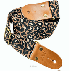 PU Leather Strap Checker For Acoustic Guitar