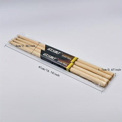 Solid Maple Wood Drumsticks 5A for Electronic Drums