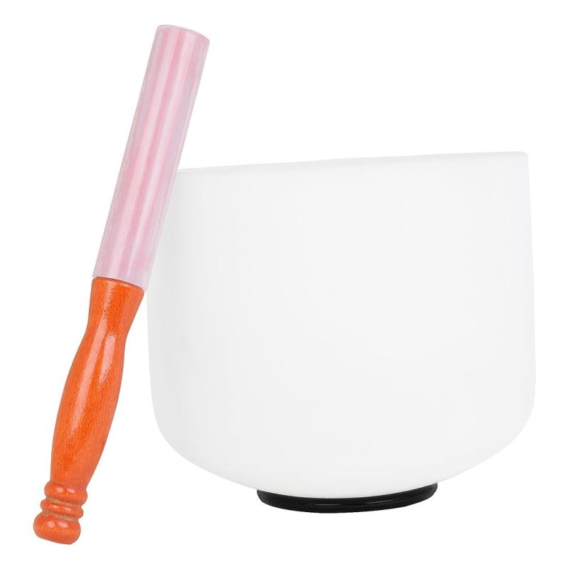 Crystal Bowl Percussion Stick Rubber Mallet for Sound Bowl
