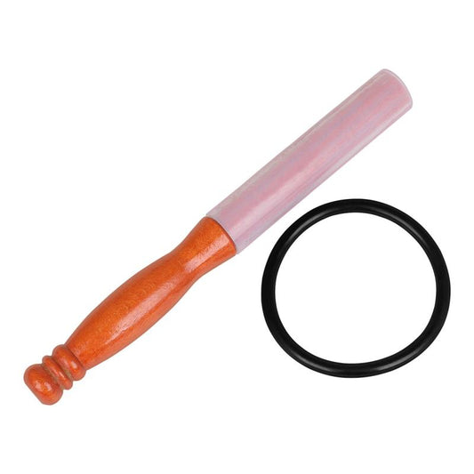 Crystal Bowl Percussion Stick Rubber Mallet for Sound Bowl