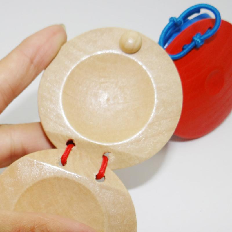 Wooden Castanets for Kids and Adults - Orff Music Education Percussion Ensemble