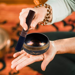8 cm Singing Bowl Set Handcrafted in Nepal for Healing and Mindfulness