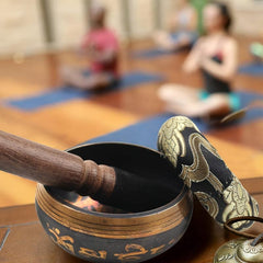 8 cm Singing Bowl Set Handcrafted in Nepal for Healing and Mindfulness