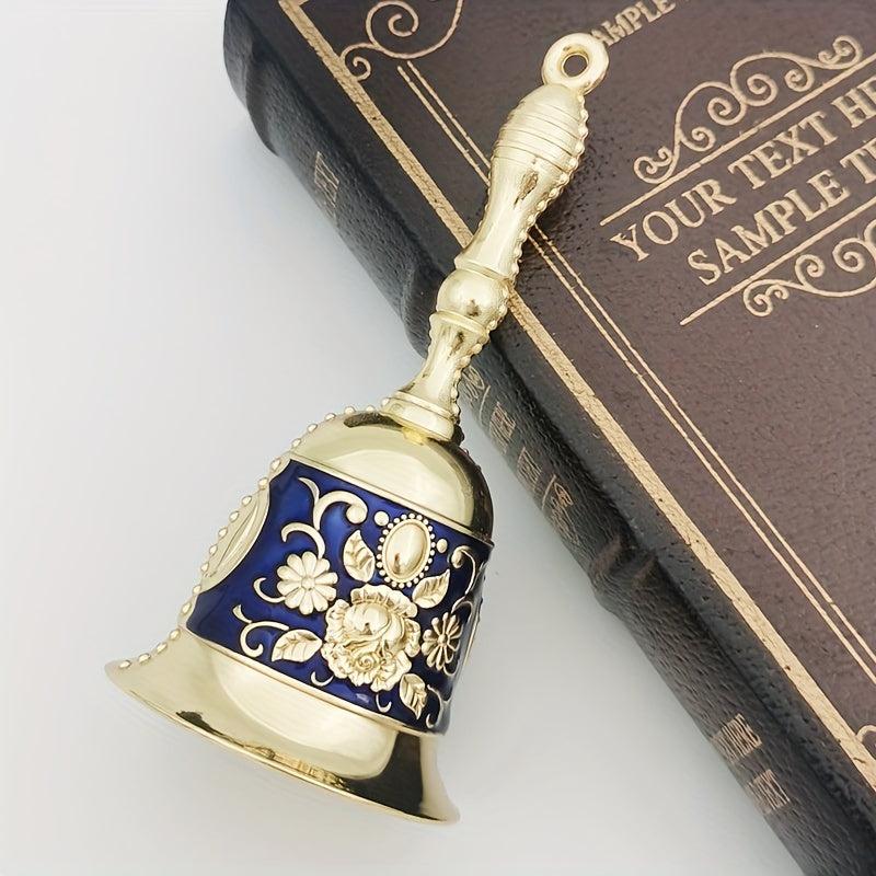 Hand Crafted Carved Bells Retro Colored Copper Bells
