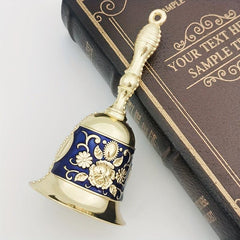 Hand Crafted Carved Bells Retro Colored Copper Bells