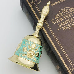 Hand Crafted Carved Bells Retro Colored Copper Bells