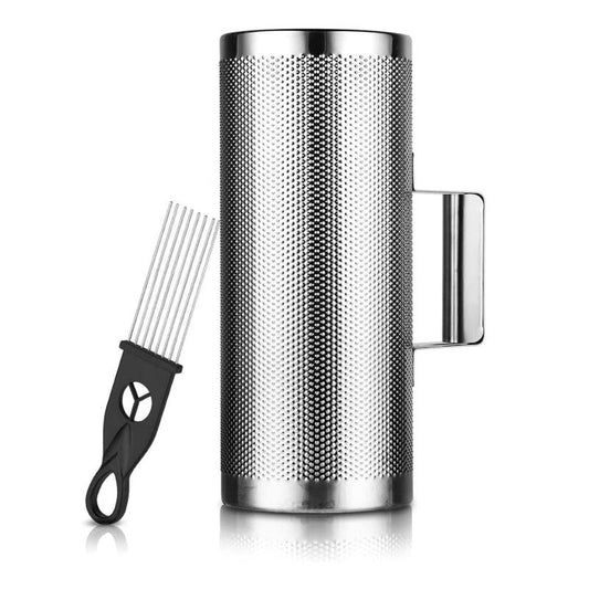 Stainless Steel Professional Guiro Instrument with Scraper