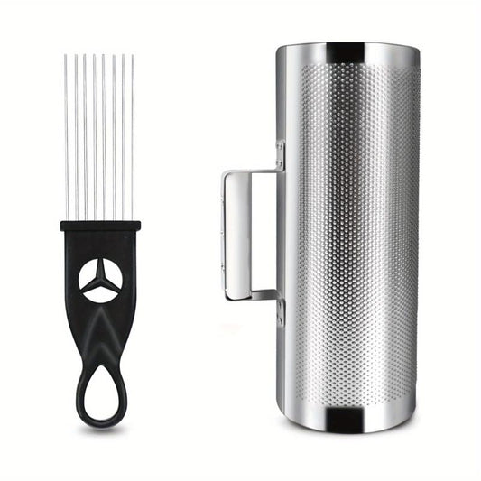 Stainless Steel Professional Guiro Instrument with Scraper