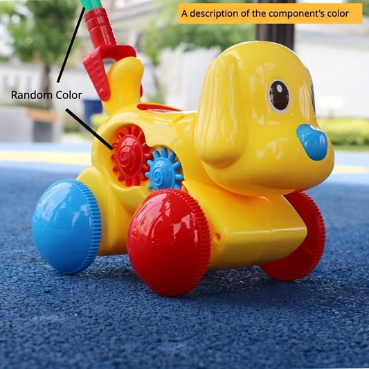 Kids Hand Push Airplane Toy Dog Turtle Sports Car