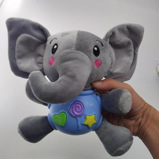 Plush Elephant Music Baby Toys Stuffed Animal Lights Baby Toys