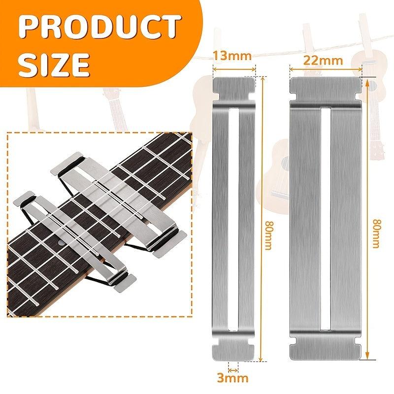 Stainless Steel Fingerboard Guards Luthier Tool for Fret Dressing