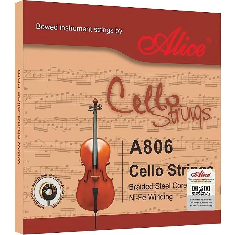 Concert Cello String Set A806 - Superior Sound and Durability