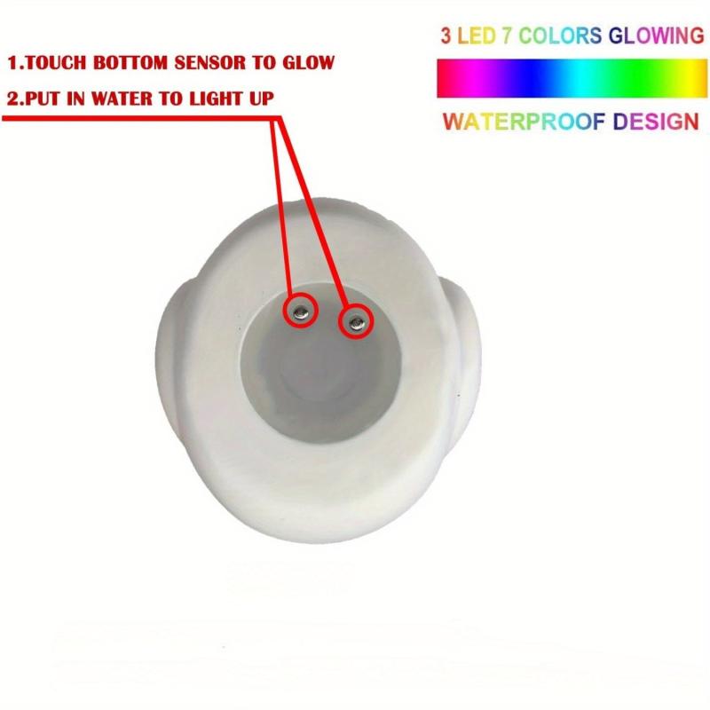 4Pcs Light Up Floating Bath Toys for Kids