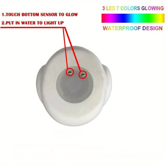 4Pcs Light Up Floating Bath Toys for Kids