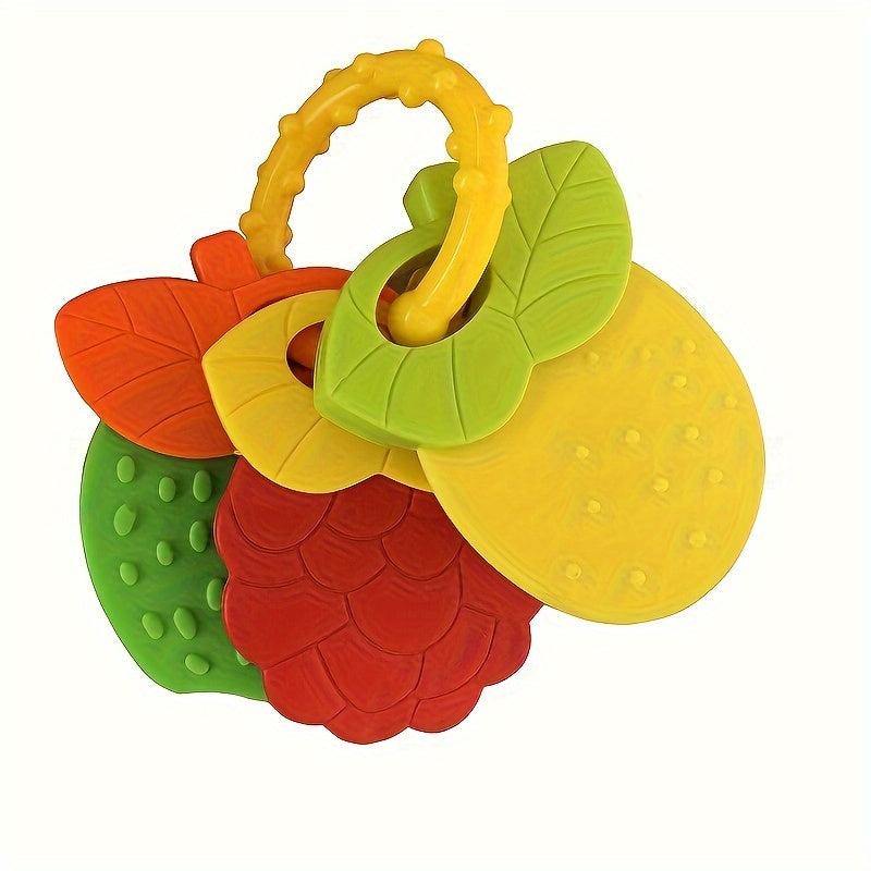 Fruit Shaped Silicone Teething Toy for Infants - Rattle Gum