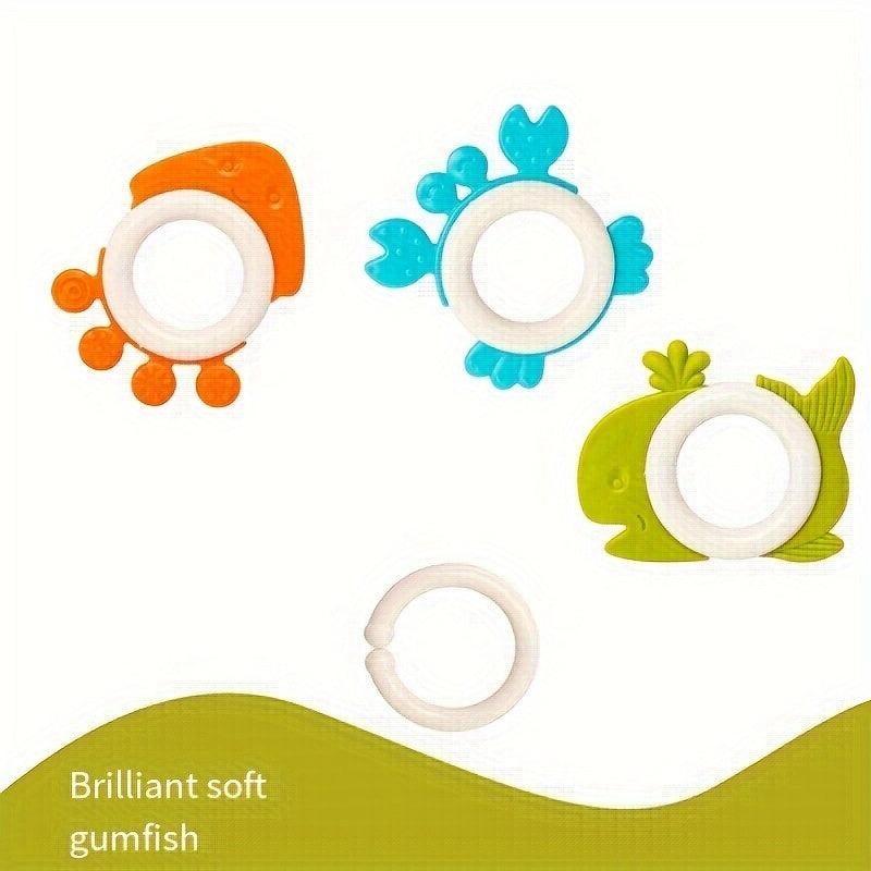 Fruit Shaped Silicone Teething Toy for Infants - Rattle Gum