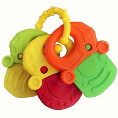 Fruit Shaped Silicone Teething Toy for Infants - Rattle Gum
