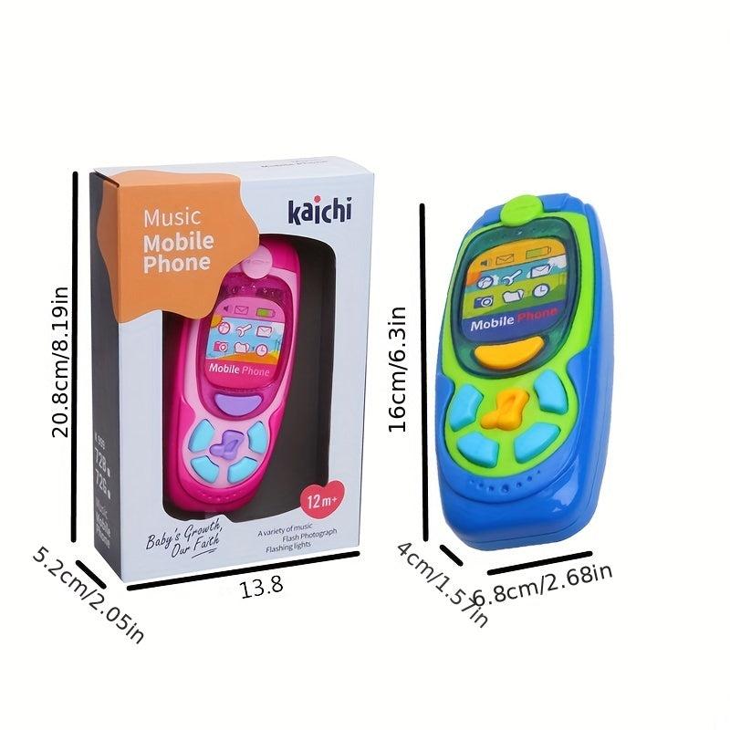 Newborn Infant Baby Music Steering Wheel Light Mobile Phone Remote Control Toy