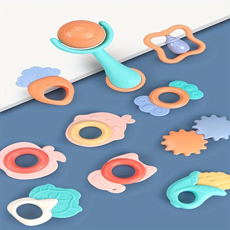 Baby Teething Toys Set BPA Free Fruit Feeding Nipples
