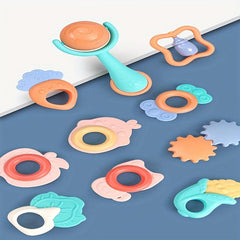 Baby Teething Toys Set BPA Free Fruit Feeding Nipples