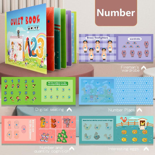 Quiet Paste Busy Book Puzzle Game Kids Educational Toys