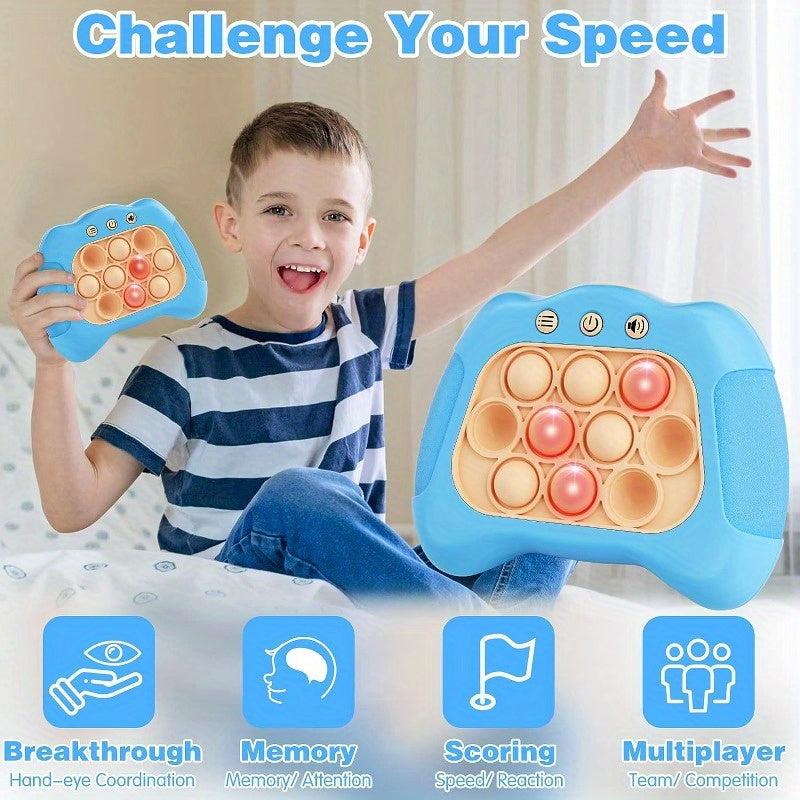 Pop Fidget Toys Sensory Handheld Game Console Light Up Stress Relief Toy
