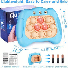 Pop Fidget Toys Sensory Handheld Game Console Light Up Stress Relief Toy