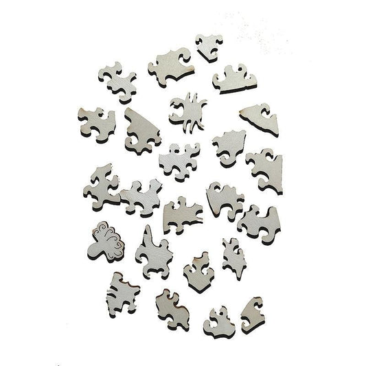 Underwater World Wooden Puzzle Parent-child Game DIY Puzzle Toy in Box