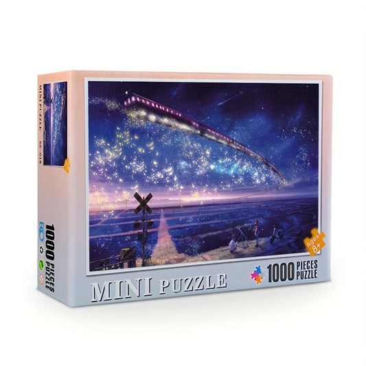 1000 Pieces Jigsaw Puzzle Difficult Famous Painting Thicker Paper Puzzle