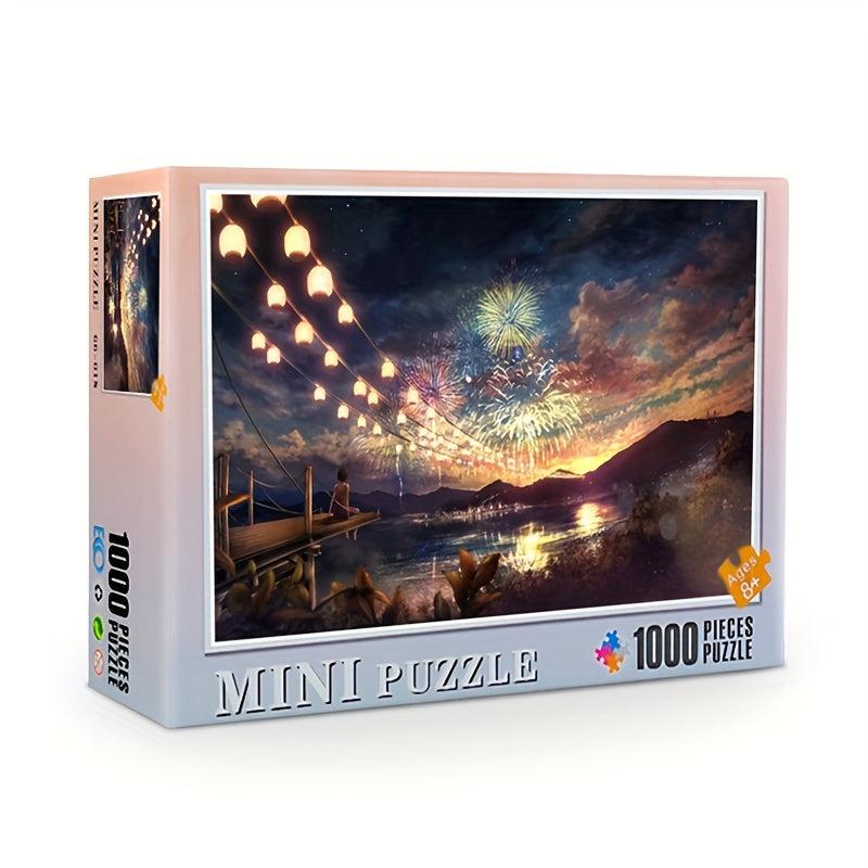 1000 Pieces Jigsaw Puzzle Difficult Famous Painting Thicker Paper Puzzle