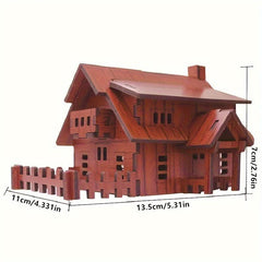 3D Puzzle DIY Building Cabin Assembly Model Educational Toys