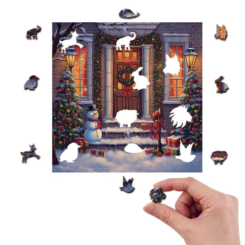 Christmas Special Shaped Animal Puzzle for Adults - Decompression Toy
