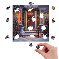 Christmas Special Shaped Animal Puzzle for Adults - Decompression Toy