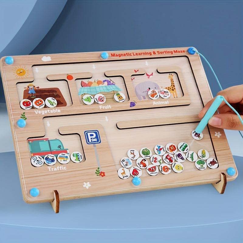 Magnetic Abacus Sorter Board Maze Toy