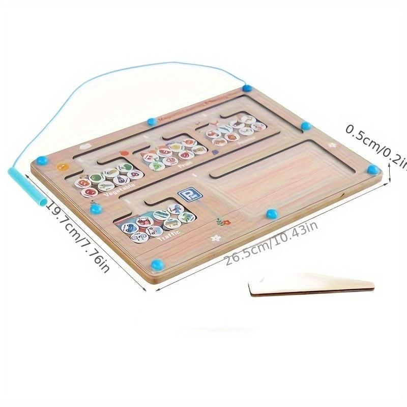 Magnetic Abacus Sorter Board Maze Toy