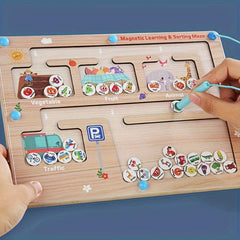 Magnetic Abacus Sorter Board Maze Toy