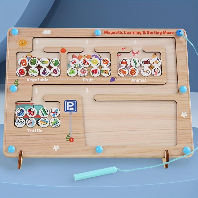 Magnetic Abacus Sorter Board Maze Toy